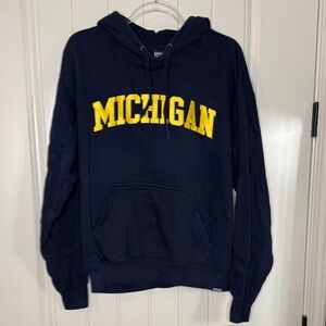 Gear For Sports Michigan Navy Blue Hoodie